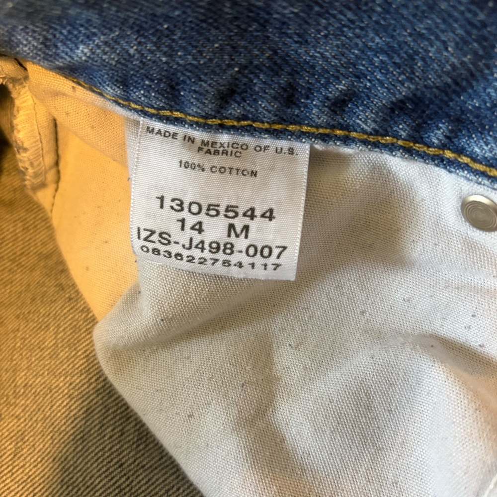 Vintage Straight Leg High-rise Riders Jeans - Picture 5 of 5